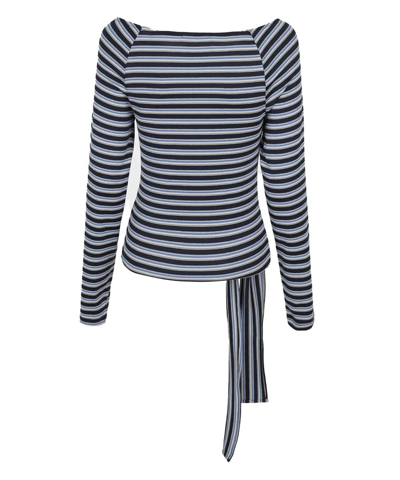 [ Pre-order ] Stripe Strap T-Shirt