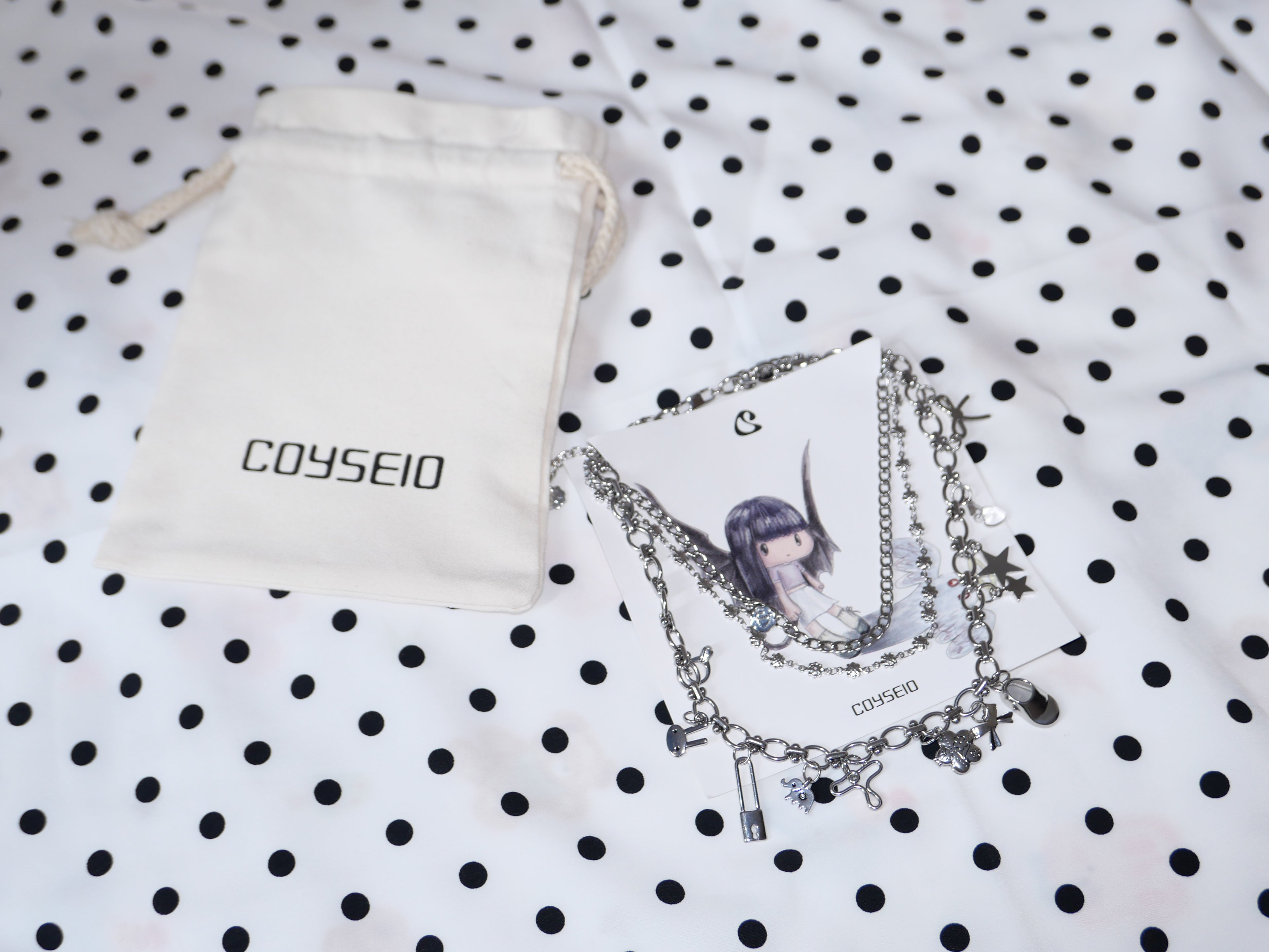 [ Pre-order ] Coyseio Enchantress Charm Necklace Chrome