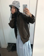 [ 現貨 ] Coy Visor Crochet Beanie