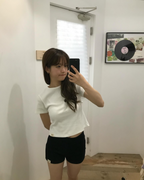 [ 🇰🇷韓國熱賣🔥現貨 ] Glowny🤍G Baby Tee 短版