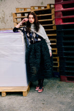 [ Pre-order ] Khiho Satin Shirring Ballerina Flats