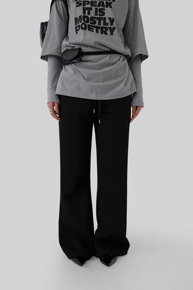 [ Pre-order ] Boot Cut Wide Pants