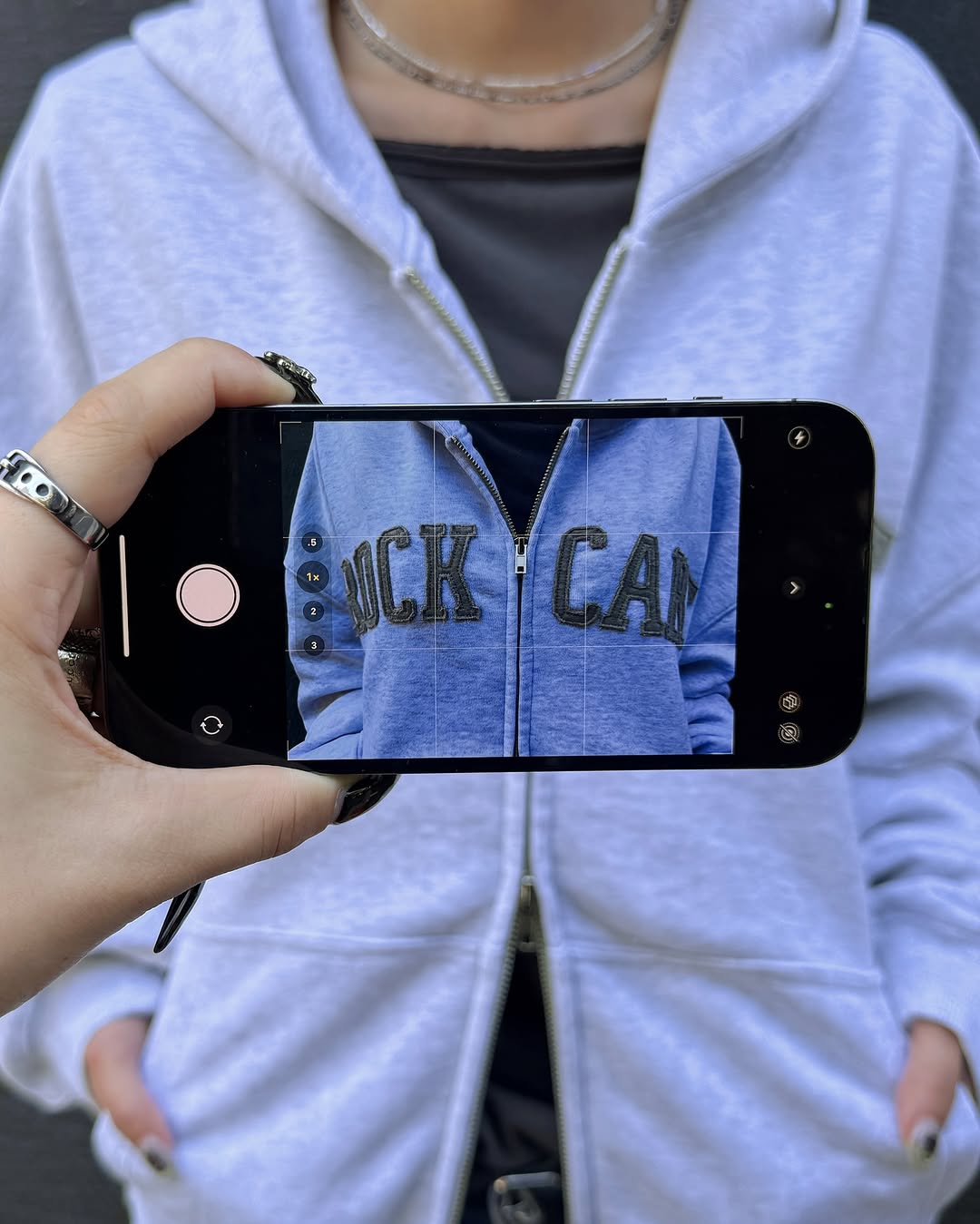 [ Pre-order ] Rockcake Arch Logo Zip Up Hoodie