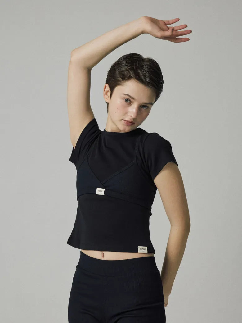 [ Pre-order ] 1+1 Glowny G Baby tee