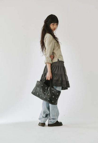 [ 現貨 ] Plzproject Mesh Skirt Gray