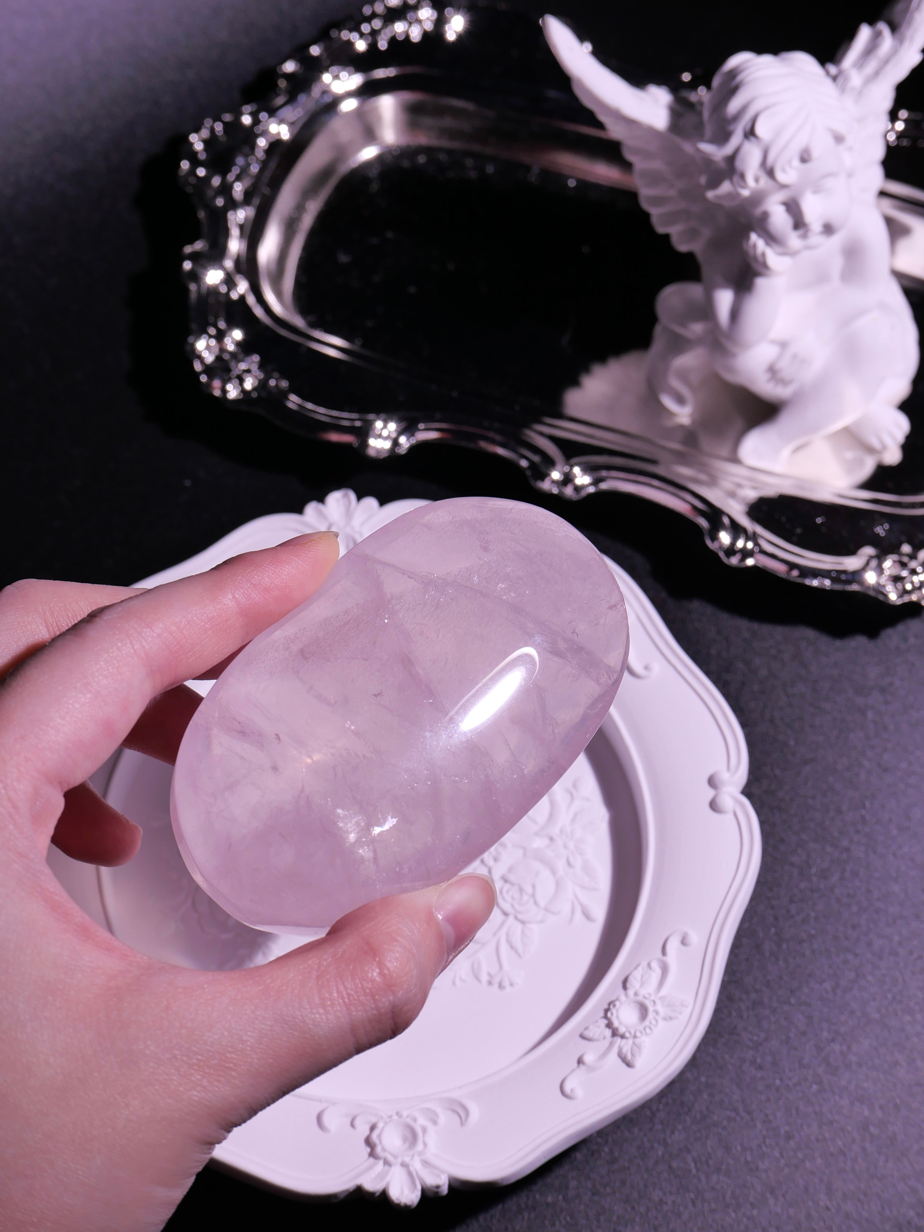 [ 現貨 ] TSCS025 粉晶手握 Natural Rose Quartz