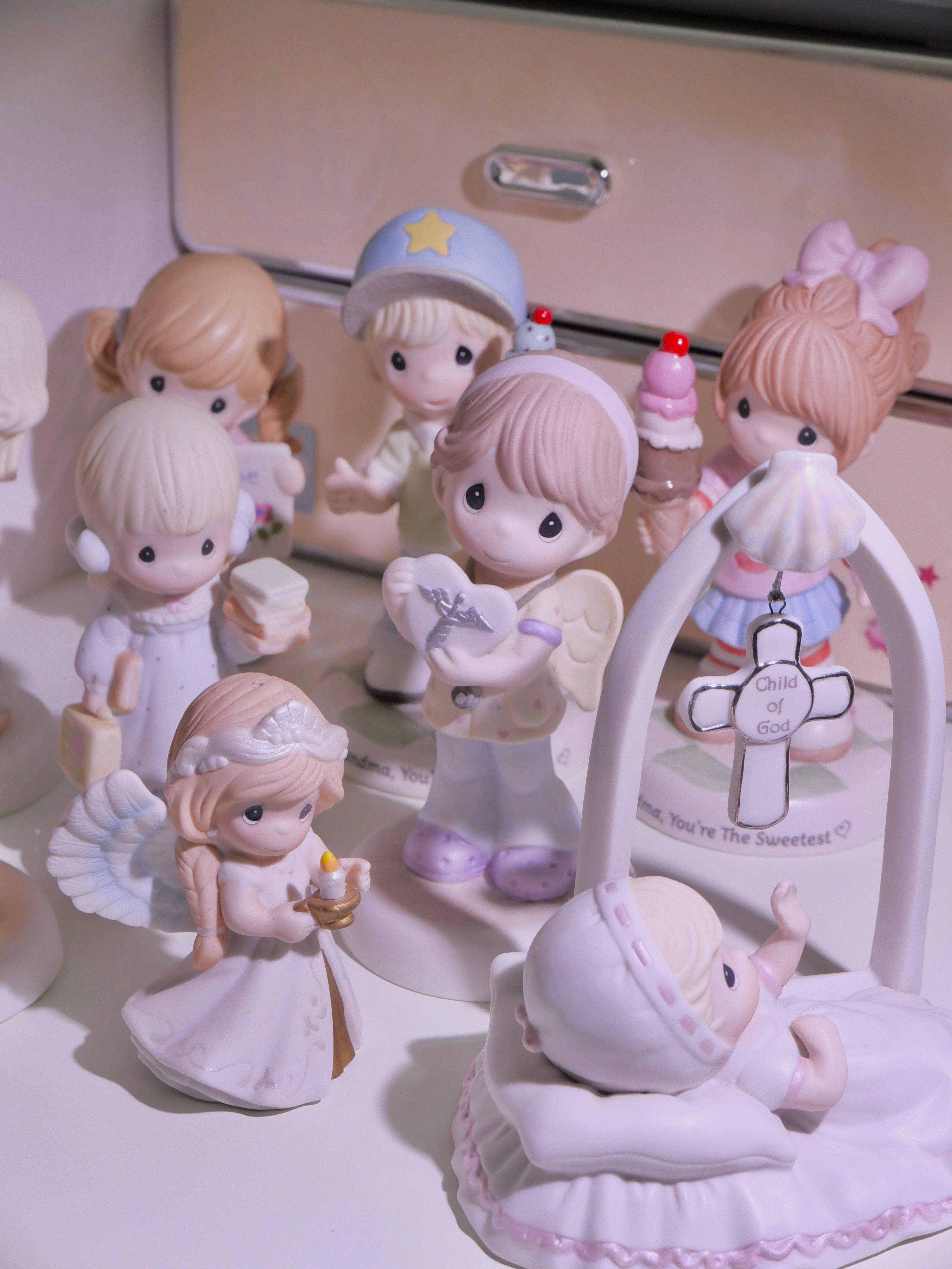 [ 現貨 ] Precious Moments 中古收藏水滴陶瓷娃娃