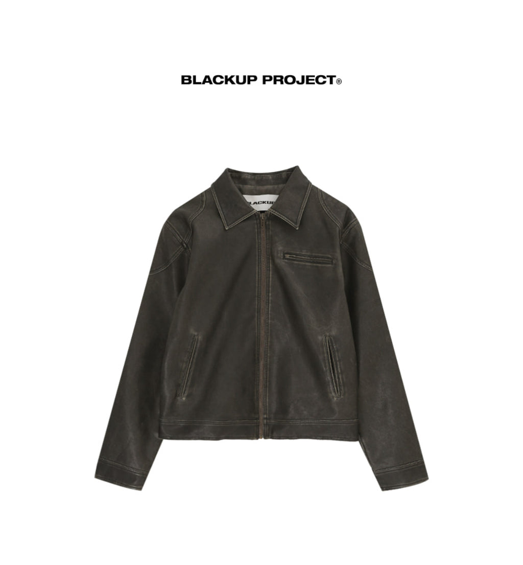 [ Pre-order ] Blackup Ann buck washing leather jacket