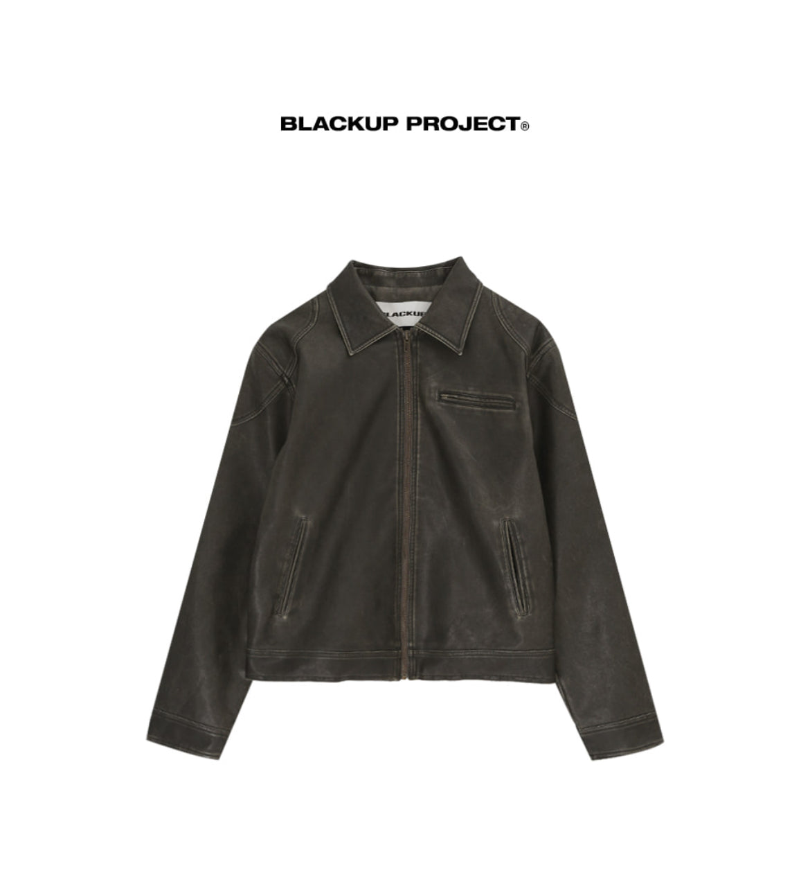 [ Pre-order ] Blackup Ann buck washing leather jacket