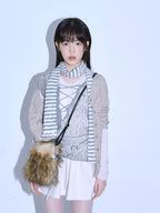 [ Pre-order ] Furry Paw Bag (Mix Brown)