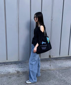 [ Jennie 同款 Pre-order ] Women Era Wide Fit Denim Pants