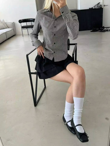 [ 店主推薦 Pre-order ] Blackup Sherin Cancan Mini Skirt Pants