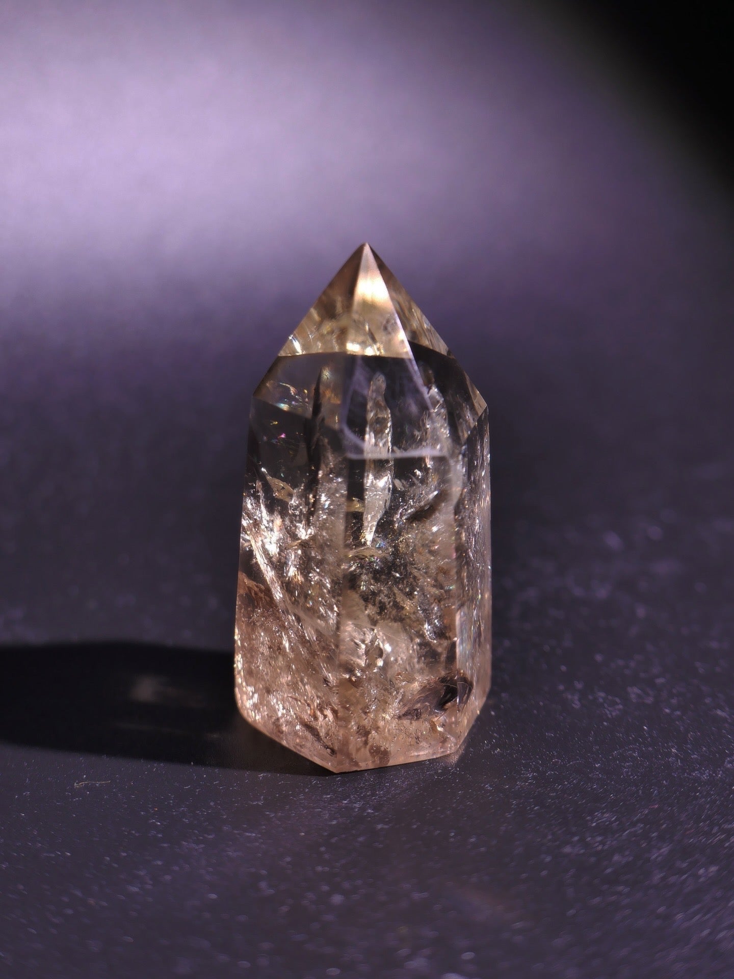 [ 現貨 ] TSCS021 茶黃水晶尖柱 Natural Smoky Citrine Tower