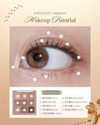 [ 店主自留 - 現貨 ] Milk Touch X Happyrim🥣九宮格眼影盤🥛 ( 臥蠶/提亮/陰影/胭脂/鼻影都有! )