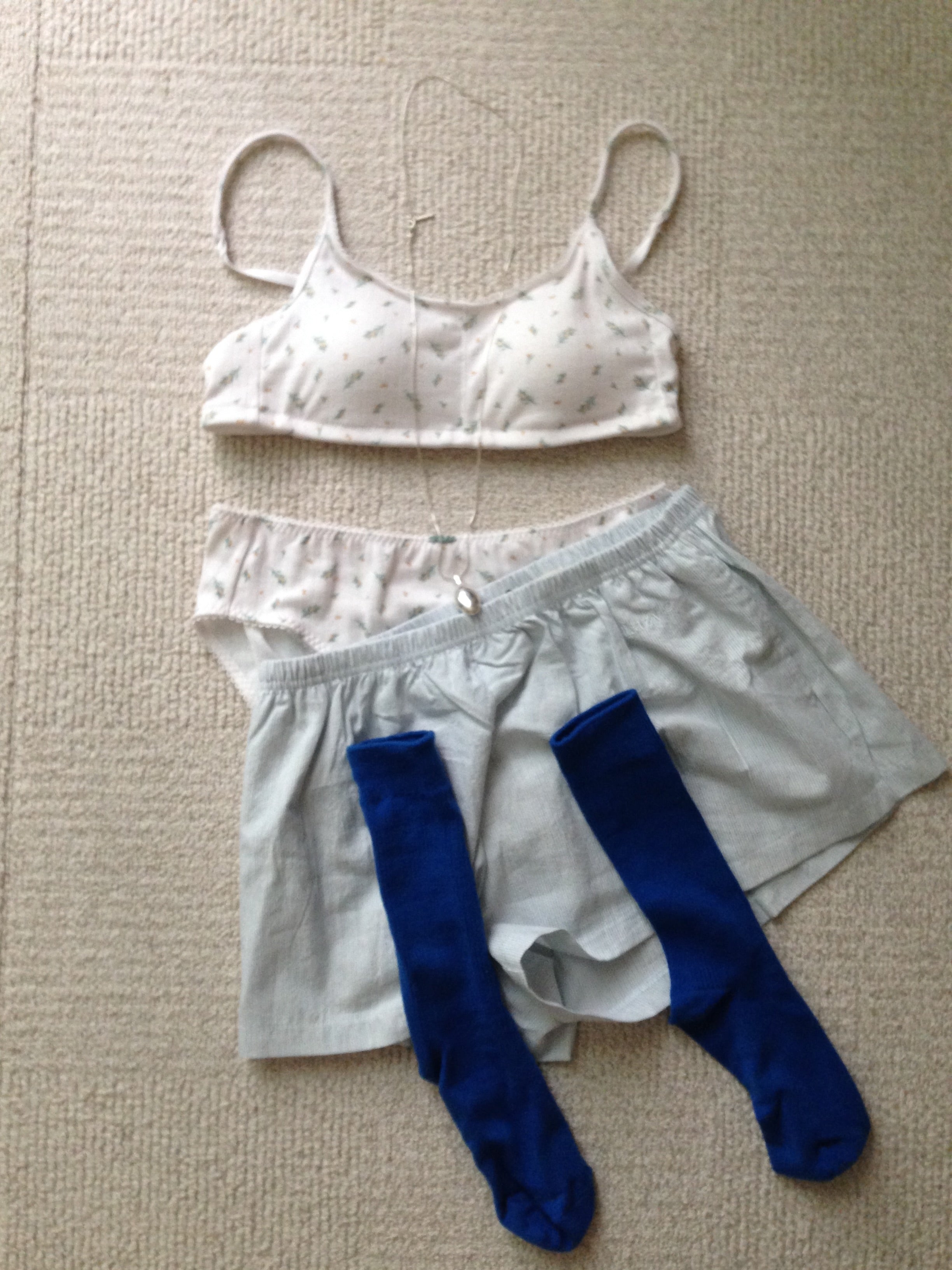 [ Pre-order ] Pony Bell Scoop Neck Bra & Panty Set
