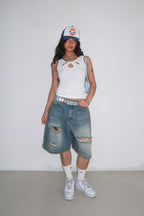 [ Pre-order ] Oatmeal Vintage Washing Jorts