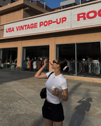 [ Pre-order ] Threetimes Athletic silt skirt