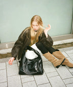 [ Pre-order ] KHIHO Stud Popo Bag