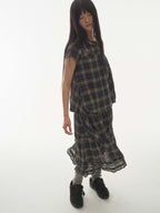 [ Pre-order ] Shirring Mid Skirt