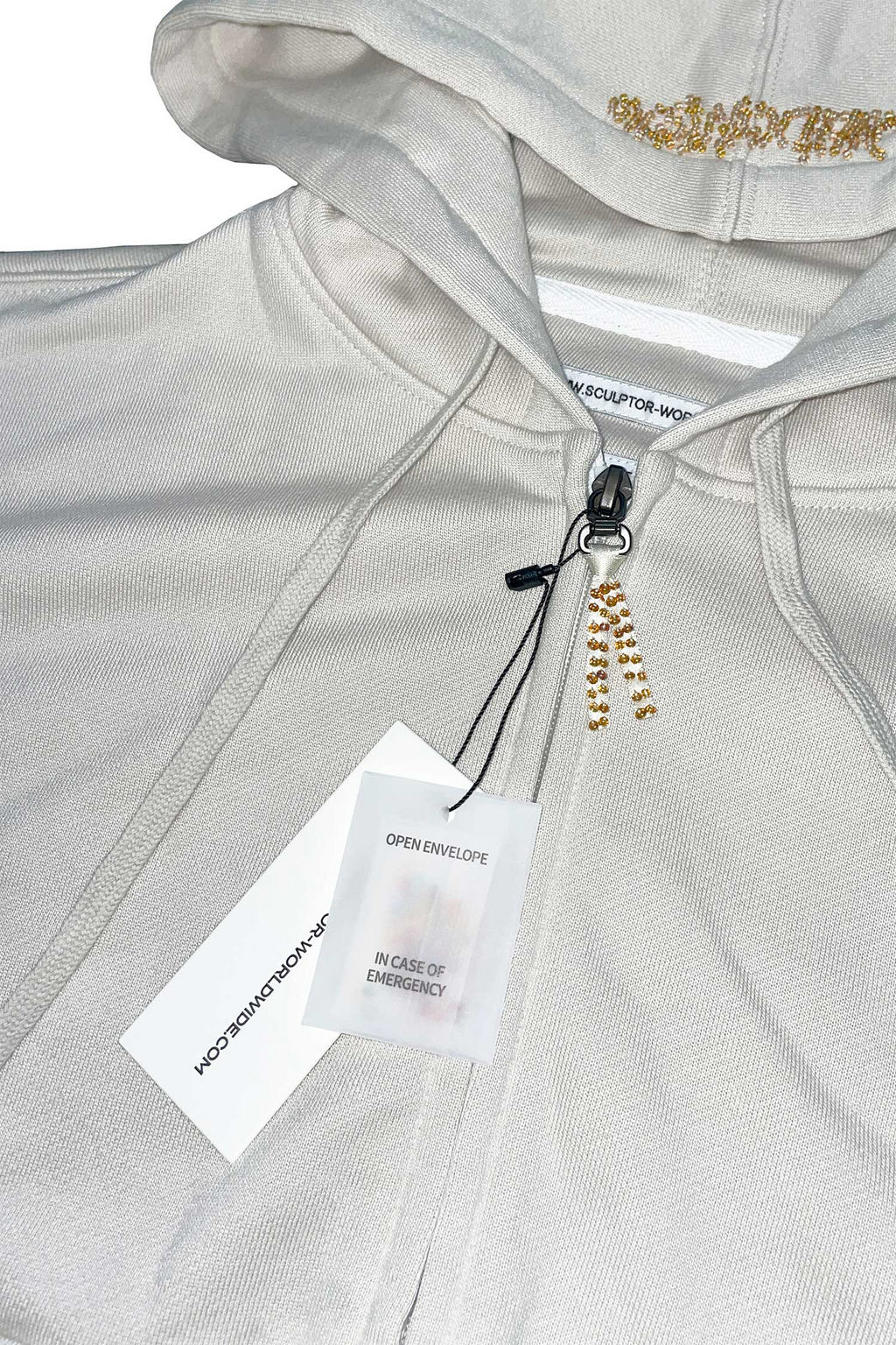 [ Pre-order ] Beaded Saint Hoodie Zip-Up
