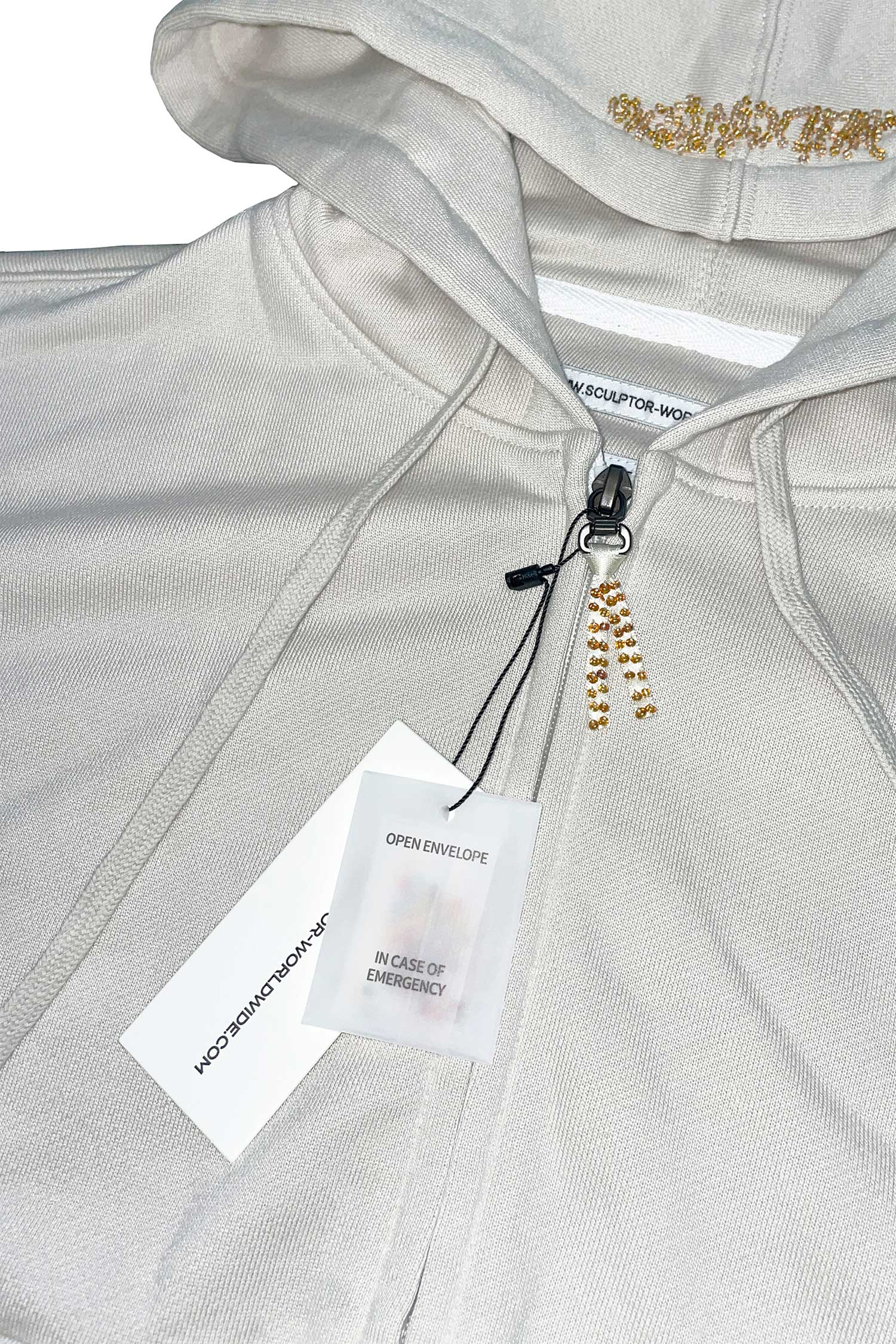 [ Pre-order ] Beaded Saint Hoodie Zip-Up