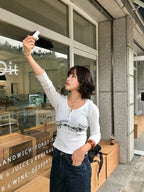 [ Pre-order ] Glowny Texas Waffle Long Sleeve