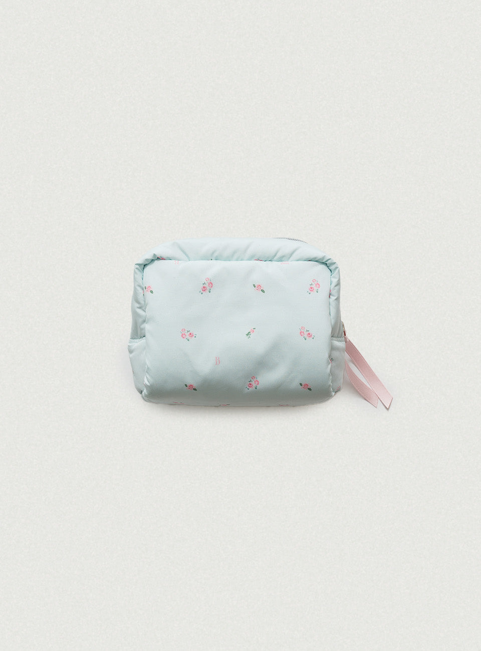 [ Pre-order ] Rose Flower Pom Pom Pouch