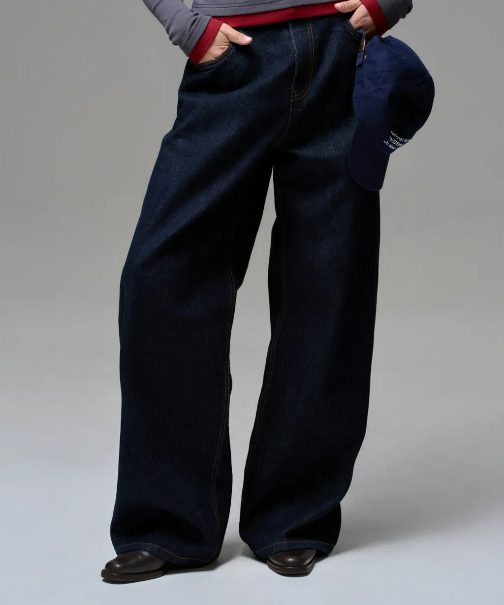 [ Jennie 同款 Pre-order ] Women Era Wide Fit Denim Pants