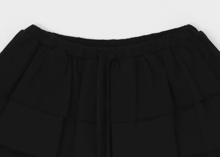 [ 店主推薦 Pre-order ] Blackup Sherin Cancan Mini Skirt Pants