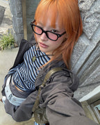 [ Pre-order ] Stripe Strap T-Shirt