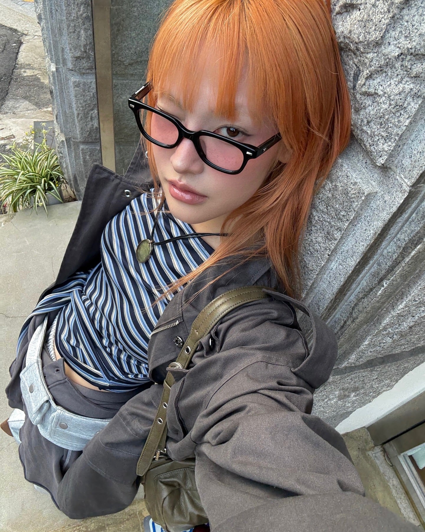 [ Pre-order ] Stripe Strap T-Shirt