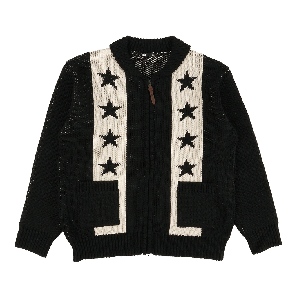 [ Pre-order ] Space Cow Cowichan Knit Jacket Grey