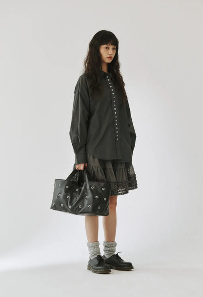 [ 現貨 ] Plzproject Mesh Skirt Gray