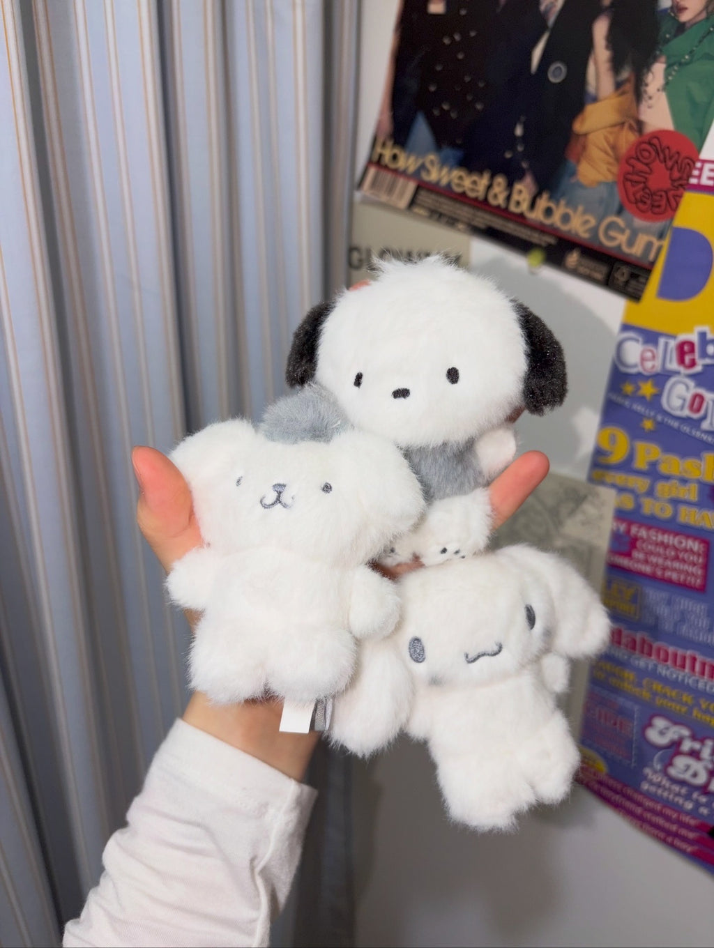 [ 來港中 ] 🇰🇷 韓國 Sanrio 灰白系列 Keyring