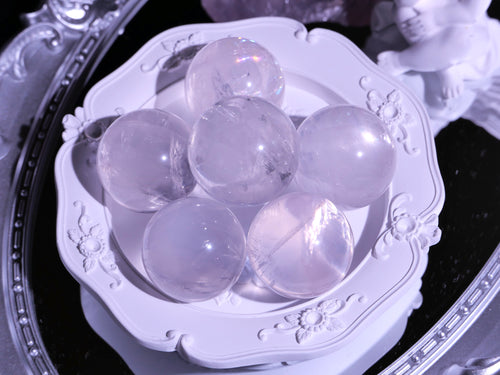 [ 現貨 ] TSCS013 🇲🇿莫桑比克粉晶水晶球 Natural Mozambique Rose Quartz Ball