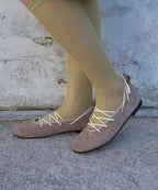 [ 🆕 Pre-order ] Rockfish Bella Laceup Flat ( suede ) - 6 colour