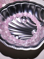 [ 現貨 ] 🇲🇬馬達加斯加碎碎冰粉晶AA+等級 Natural Madagascar Rose Quartz Bracelet