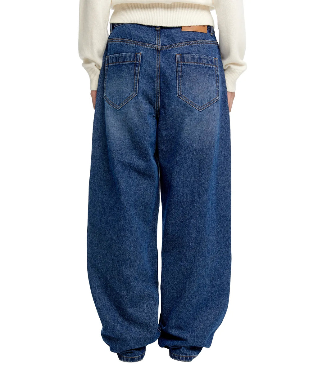 [ Jennie 同款 Pre-order ] Women Era Wide Fit Denim Pants