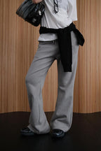 [ Pre-order ] Boot Cut Wide Pants