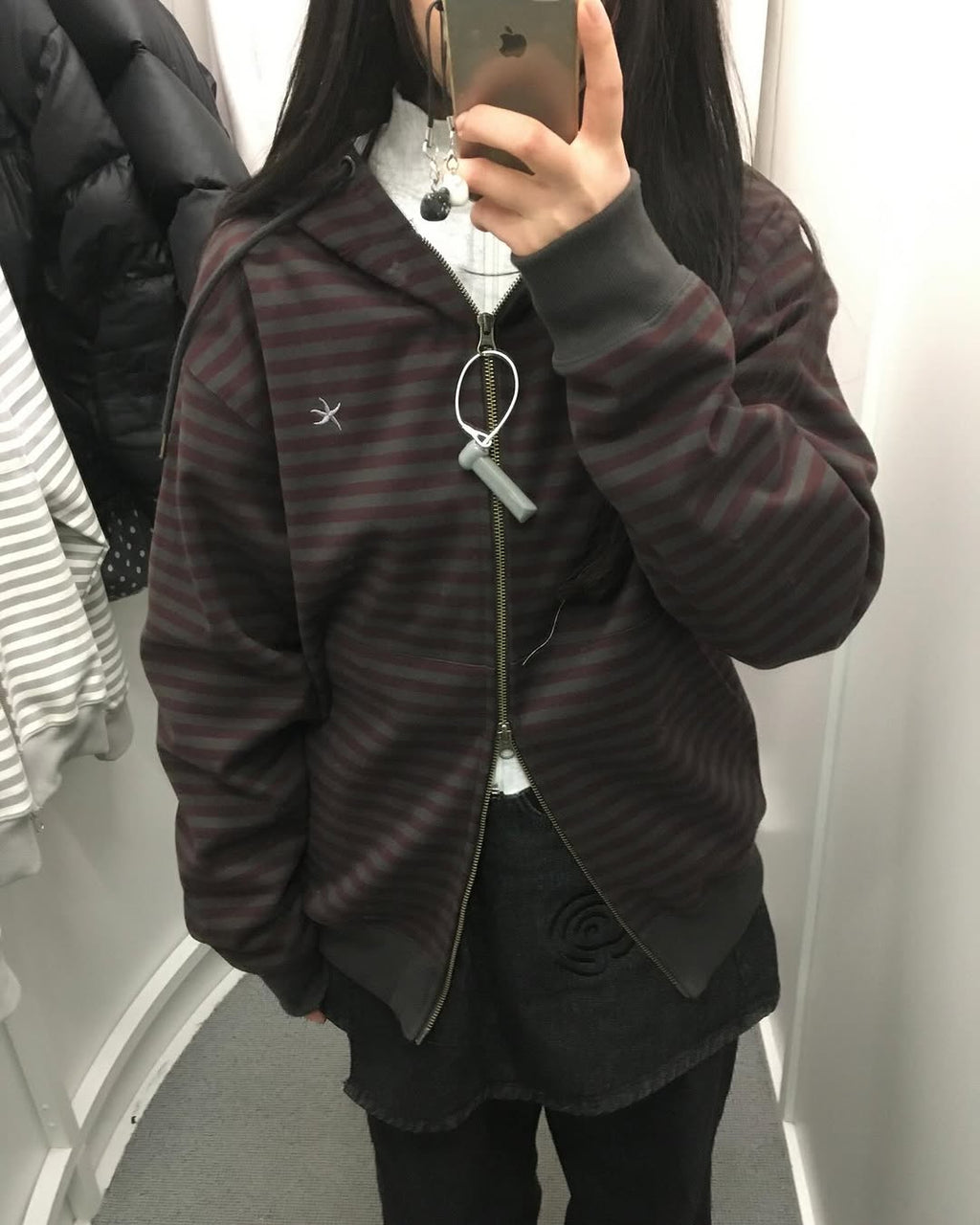 [ Pre-order ] TCM Stripe Hooded Zip-up