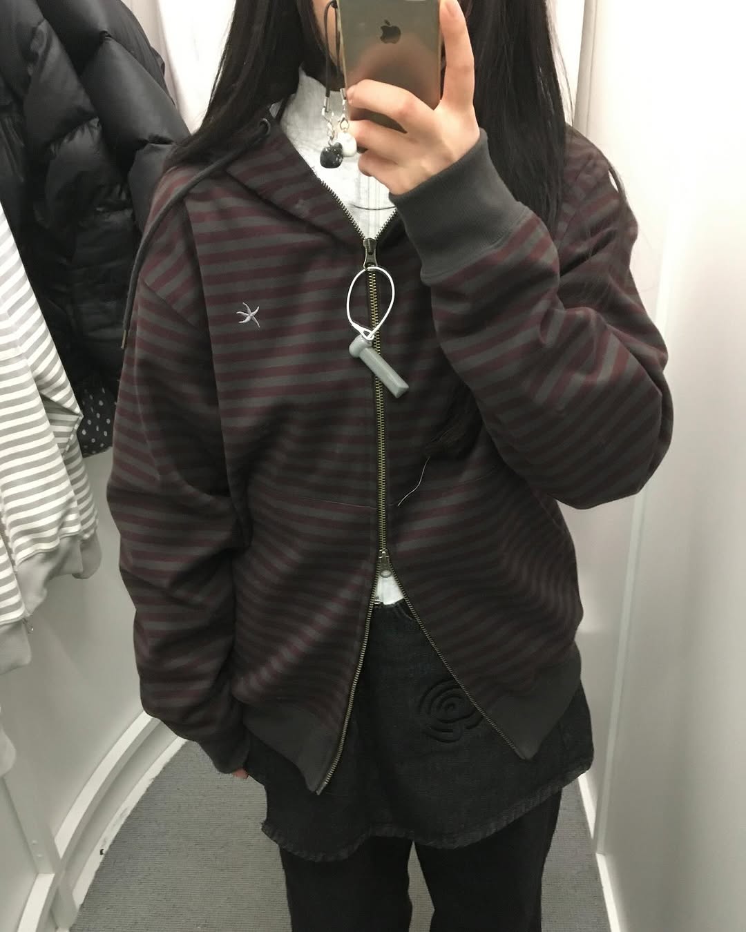 [ Pre-order ] TCM Stripe Hooded Zip-up