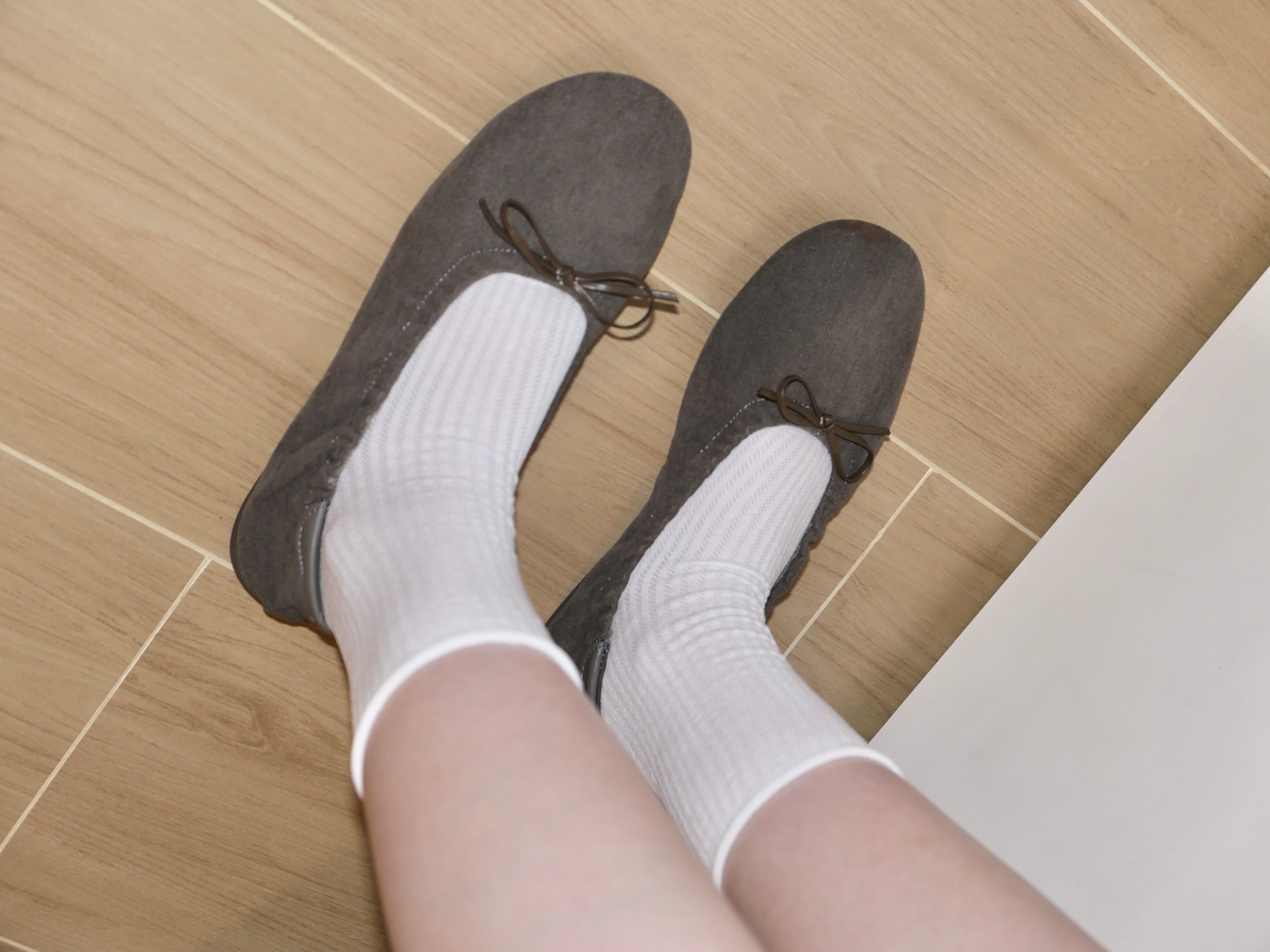 [ 現貨 ] 輕薄捲邊網孔襪🧦
