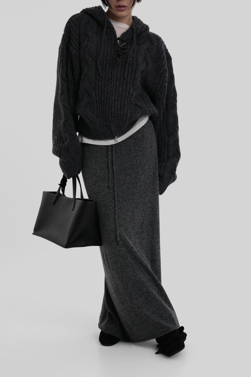 [ Pre-order ] Autumn Made Wool cable Hood Knit