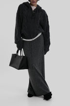 [ Pre-order ] Autumn Made Wool cable Hood Knit