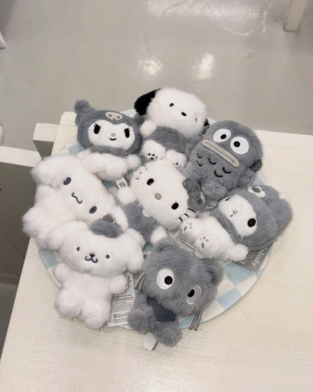 [ 來港中 ] 🇰🇷 韓國 Sanrio 灰白系列 Keyring