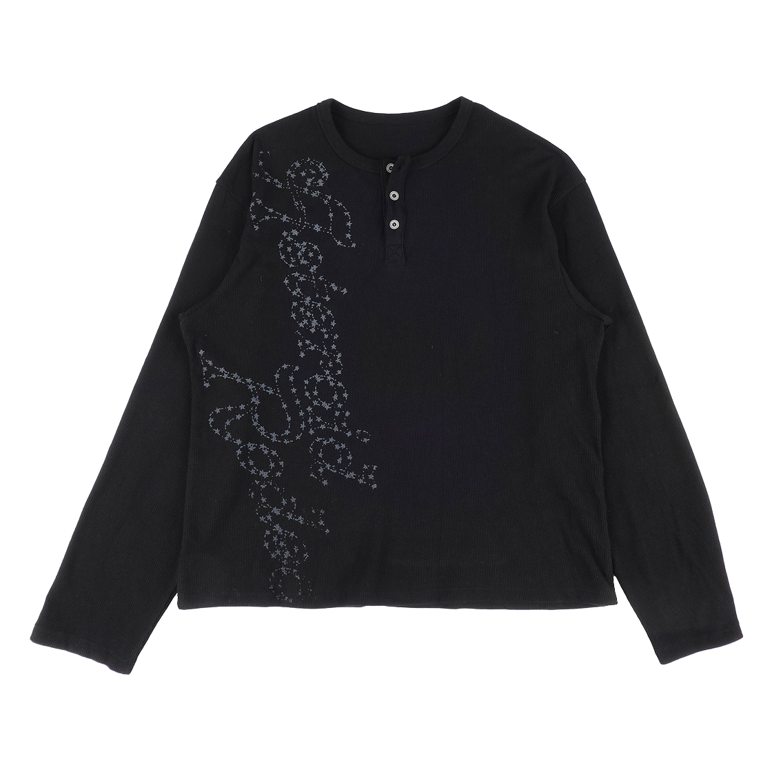 [ Pre-order ] Asteroid Rodeo Henry Neck LS T-Shirt Ivory