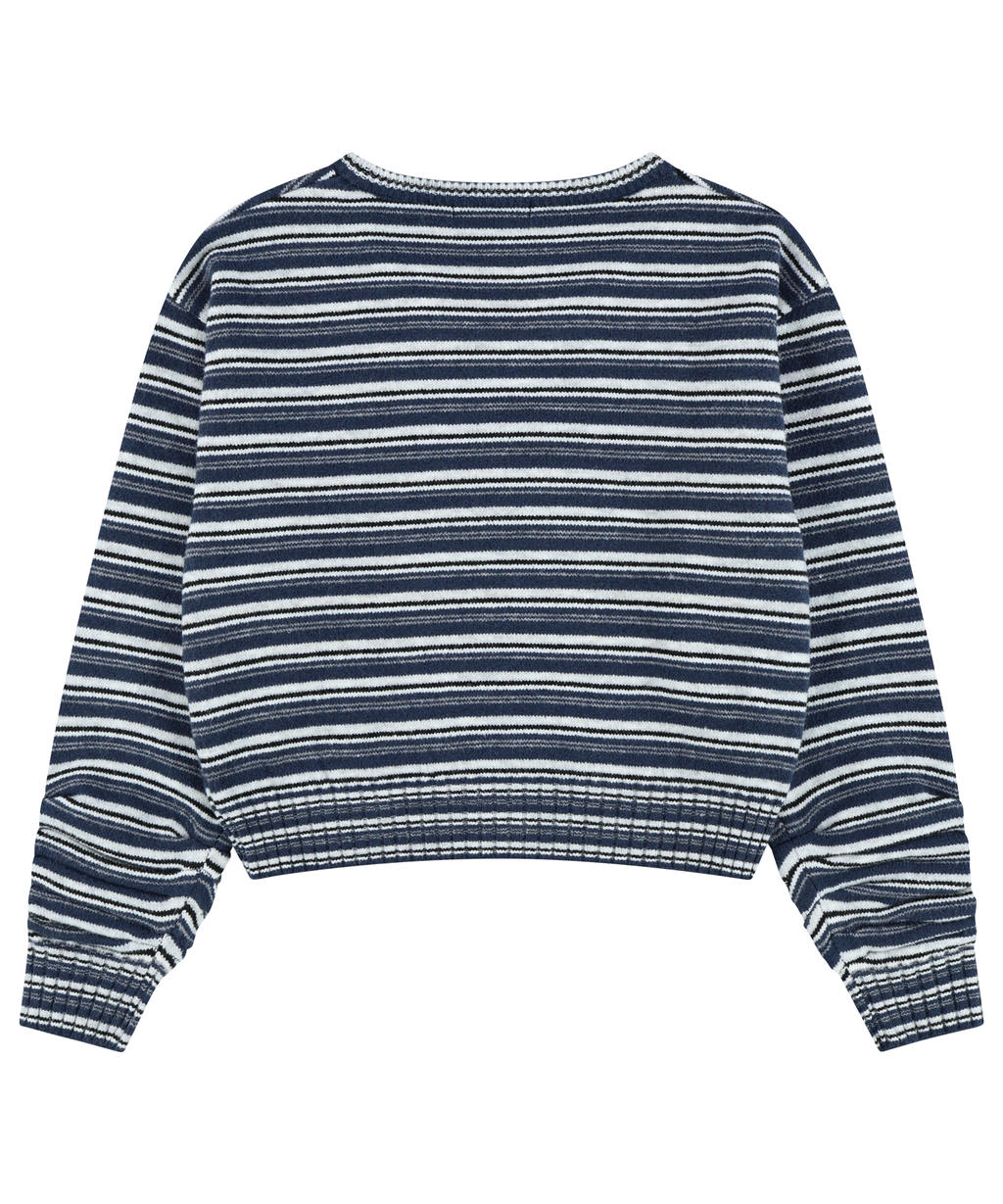 [ 現貨 ] Coyseio Coy Stripe Knit Navy
