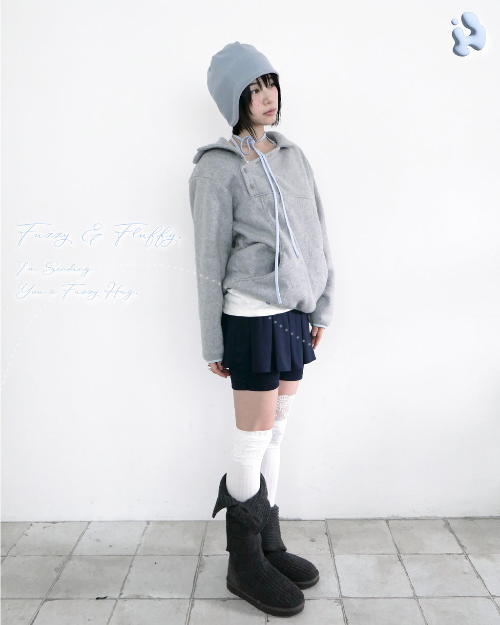 [ Pre-order ] Reversible Fleece Beanie