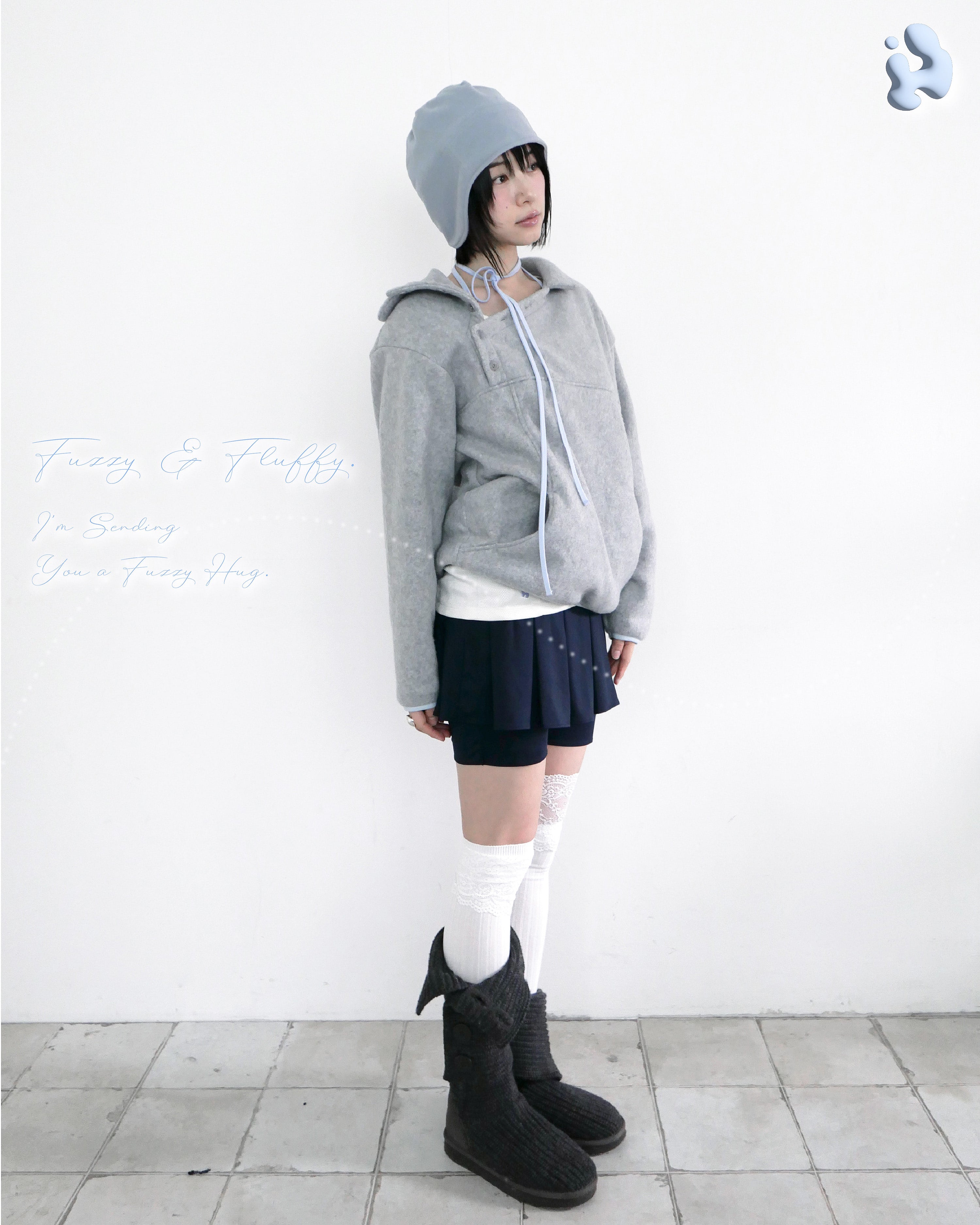 [ Pre-order ] Reversible Fleece Beanie