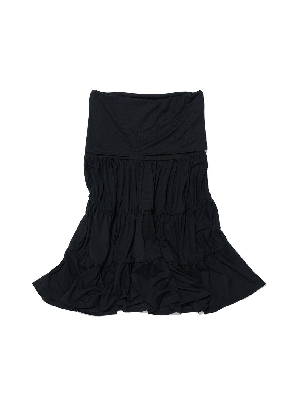 [ 店主推薦 Pre-order ] PWC JERSEY SHIRRING TIERED MIDI SKIRT